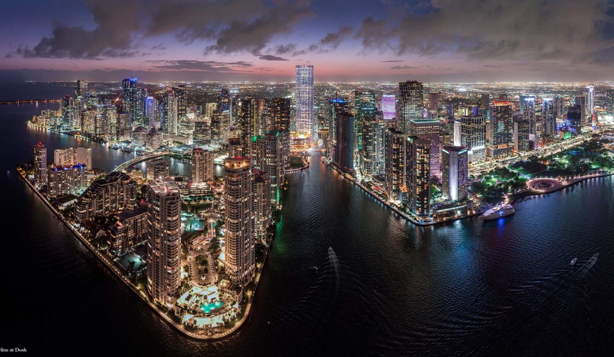 Miami-Skyline-at-Dusk